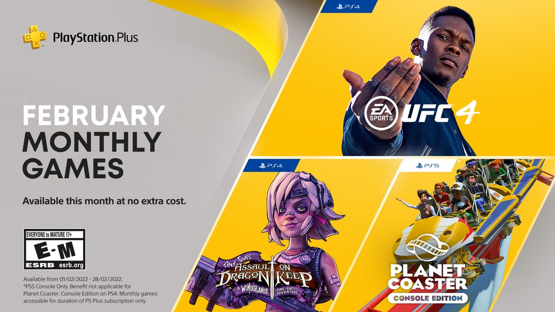 Sony’s free PS Plus February 2022 games include Tiny Tina DLC