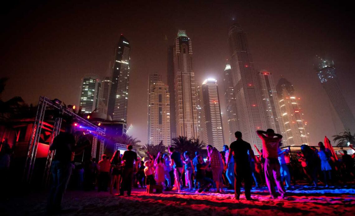 Night life in Dubai